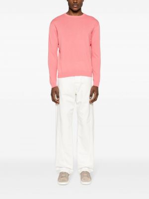 Pullover aus baumwoll mit rundem ausschnitt Malo pink