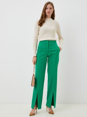 Прямые брюки Charuel зеленые