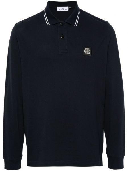 Polo yaka tişört Stone Island mavi