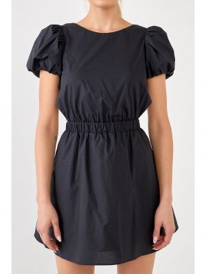 Платье мини English Factory черное