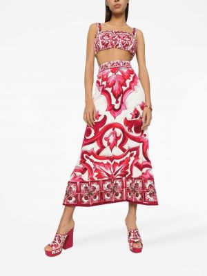 Dlouhá sukně s potiskem Dolce & Gabbana