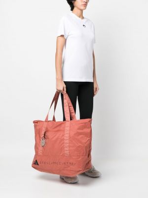 Shopper handtasche mit print Adidas By Stella Mccartney pink