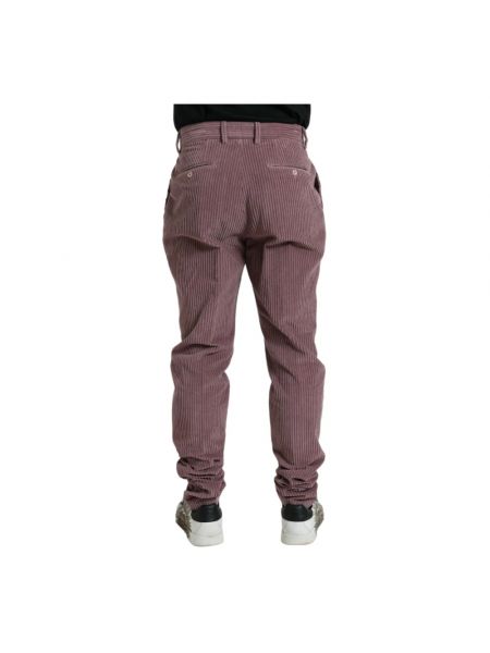 Pantalones de pana skinny Dolce & Gabbana violeta
