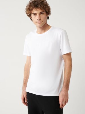Тениска от модал Avva бяло
