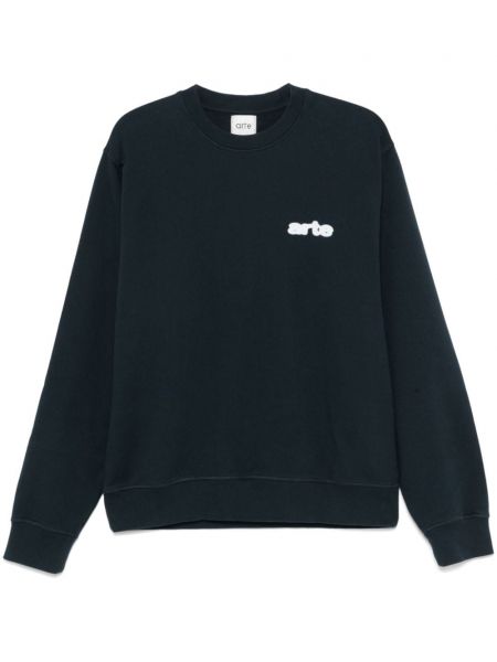 Blomstret sweatshirt Arte blå