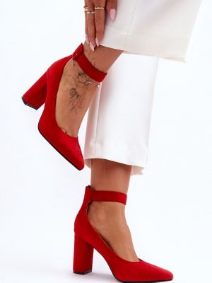 Pantofi cu toc Kesi roșu