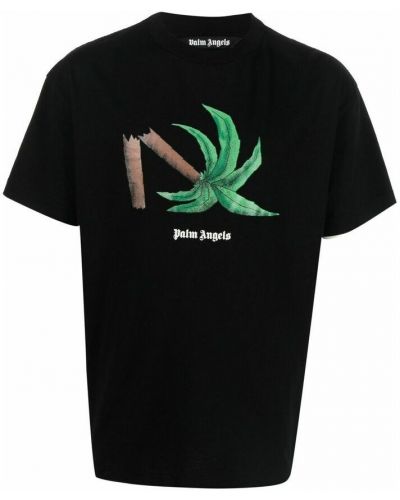 Klasyczna t-shirt Palm Angels, сzarny