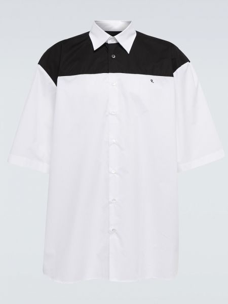 Памучна риза Raf Simons бяло