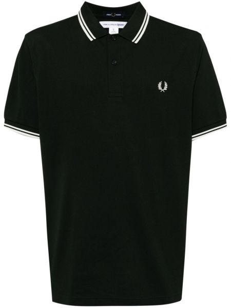 Işlemeli polo yaka tişört Comme Des Garçons Shirt yeşil