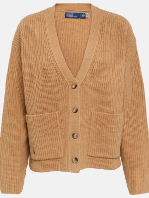 Cárdigan de lana de cachemir con estampado de cachemira Polo Ralph Lauren marrón