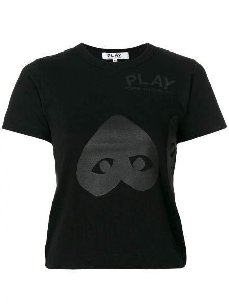 T-shirt Comme Des Garçons Play svart