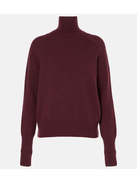 Ull turtleneck Victoria Beckham rød