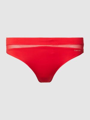 Stringi z nadrukiem Calvin Klein Underwear czerwone