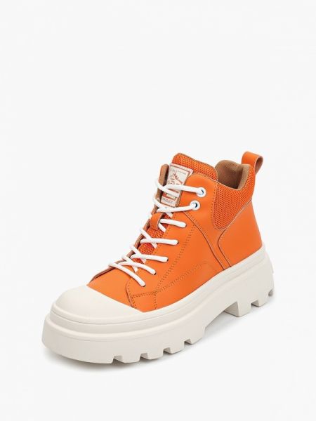 Ботинки тофа оранжевые
