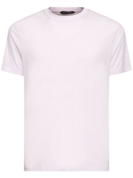 T-shirt i bomull i lyocell Tom Ford