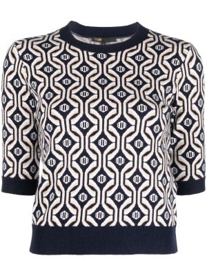 Jacquard strikket topp Maje