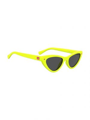 Okulary przeciwsłoneczne Chiara Ferragni żółte