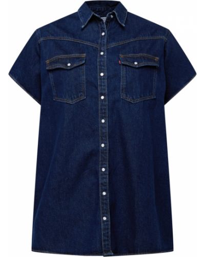 Рокля тип риза без ток Levi's® Plus синьо