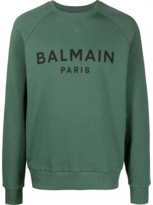 Sweatshirt Balmain grön