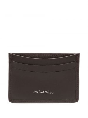 Maskáčová kožená peněženka s potiskem Ps Paul Smith
