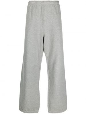 Pantaloni con stampa Mm6 Maison Margiela grigio