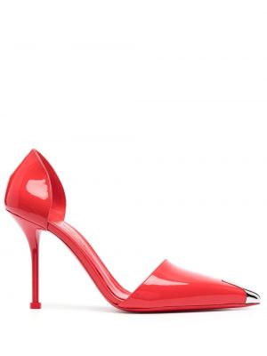 Полуотворени обувки Alexander Mcqueen червено