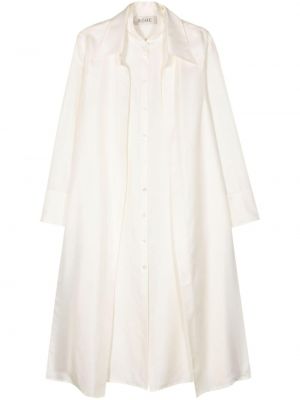 Hedvábné šaty Róhe bílé