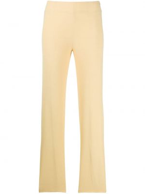 Kalhoty Romeo Gigli Pre-owned, žlutá