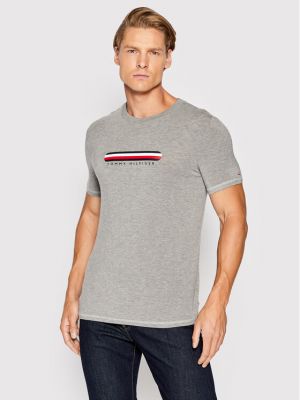 T-shirt Tommy Hilfiger grigio