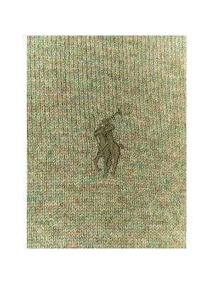 Camisa de lana de lana merino Polo Ralph Lauren verde
