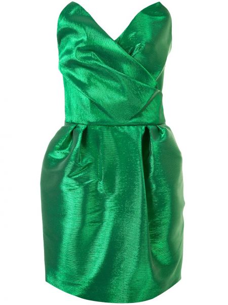 Mini vestido con escote pronunciado The 2nd Skin Co. verde