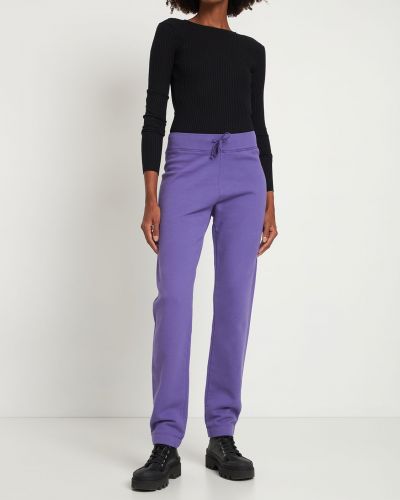 Pantaloni sport din bumbac din jerseu 1017 Alyx 9sm violet