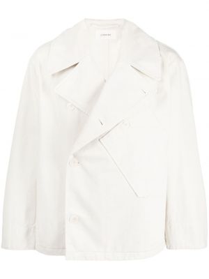 Veste en coton Lemaire blanc