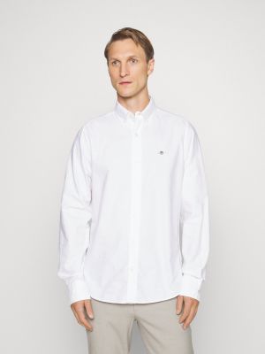 Рубашка слим Gant белая