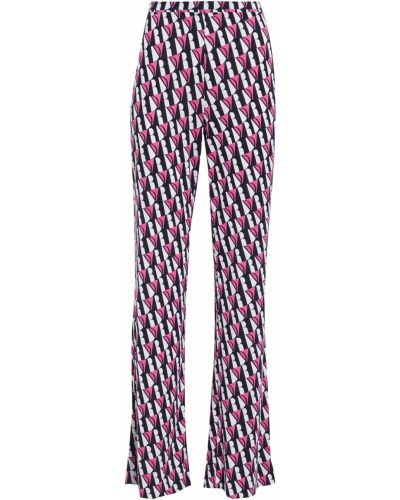 Růžové kalhoty Diane Von Furstenberg