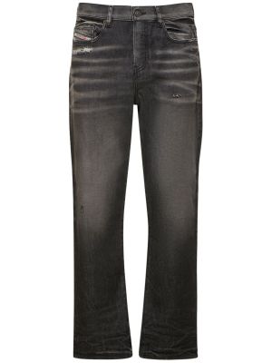 Jeans di cotone Diesel nero