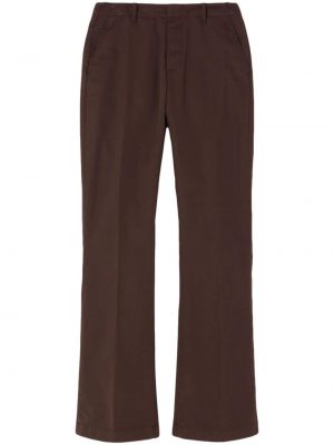 Pantalon large plissé Re/done marron