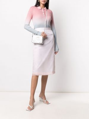 Falda de tubo Emilio Pucci rosa