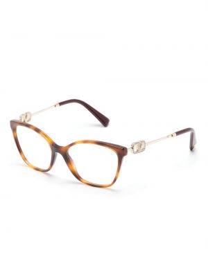Okulary Valentino Eyewear brązowe