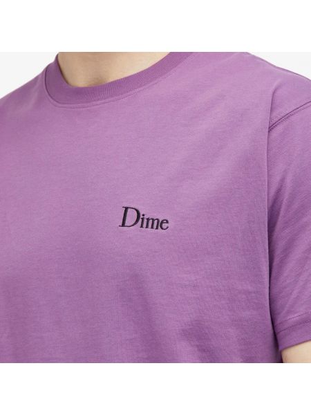 Классическая футболка Dime фиолетовая