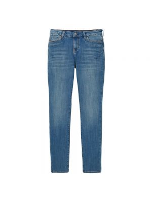 Зауженные джинсы свободного кроя Tom Tailor синий