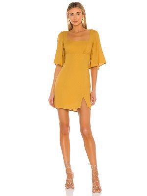 Mini vestido House Of Harlow 1960 amarillo