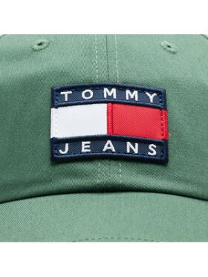 Šiltovka Tommy Jeans zelená