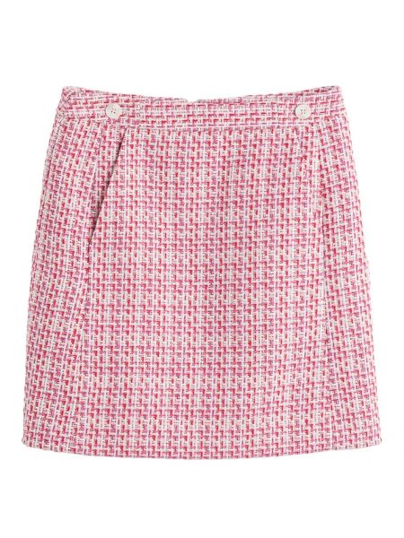 Mini falda de tweed La Redoute Collections rosa