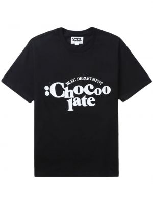 Raštuotas medvilninis marškinėliai Chocoolate