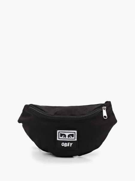 Поясная сумка Obey черная