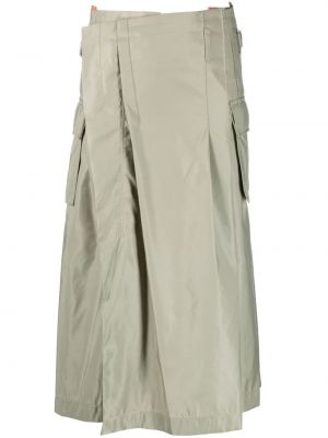 Plisované asymetrické sukně Sacai