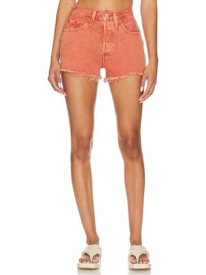 Shorts di jeans Levi's arancione
