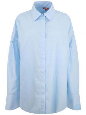 Bavlnená košeľa Staud modrá