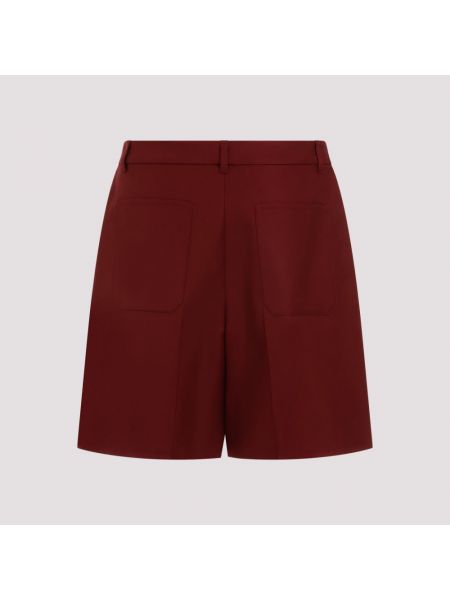 Pantalones cortos de algodón Valentino rojo